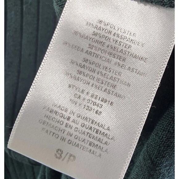 Eri Ali Shirt Womens Small Turtleneck Dark Forest Rib Hacci Plush Fiona - Picture 9 of 11